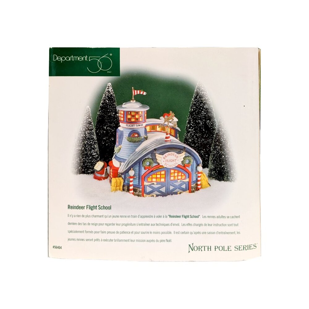 Reindeer Flight School figurine by Department 56